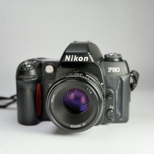 Film camera nikon f80 black - film,