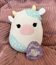 Squishmallow Easter Belana Cow 7.5 inch