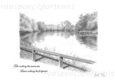 REDMIRE POOL Art Print Picture