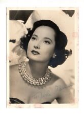Merle Oberon Wuthering Heights Signed 7x5 Vintage Sepia Photo Autographed C