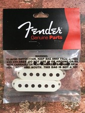 Fender Parchment Pickup Covers for Stratocaster- Off White for American Strat
