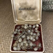Italian Ricardo Di Roma Vintage Rosary Beads Old.  In Pieces