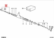 Bmw 3 E36 Steering Rack Right