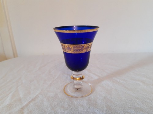 Interglass goblet cobalt - cobalt, blue