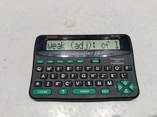 Franklin wordmaster plus - franklin,