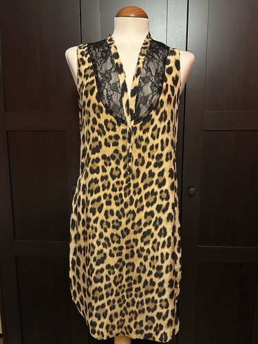 Zara mulberry silk leopard - silk,