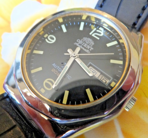 38mm orient black - 38mm, dial