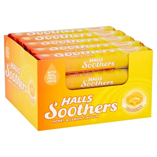 Halls soothers honey and - honey,