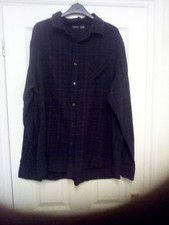 Livergy XL Navy Check Shirt