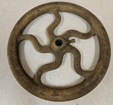 Vintage Cast Iron Curved Spoke