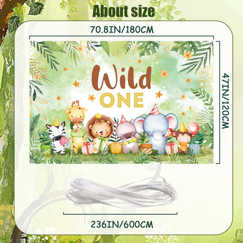 Wild one birthday decorations - wild,