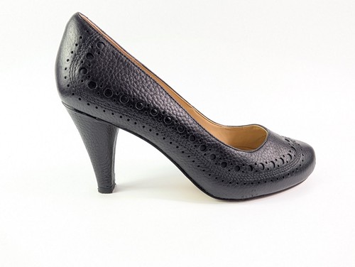 Clarks black grain leather - black,