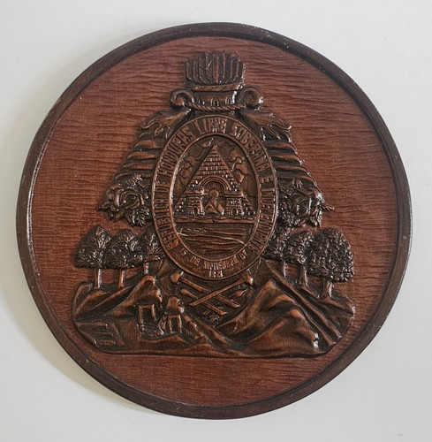 Vintage large 38cm hand carved - vintage,