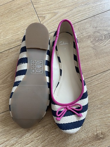 Clarks canvas striped - canvas, and
