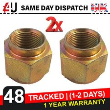 2X AXLE HUB CV JOINT NUT DRIVESHAFT NUT FOR CITROEN C2 C3 SAXO XSARA