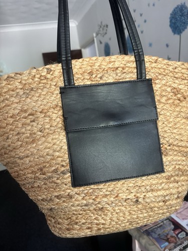 Zara woven tote bag - zara,