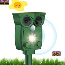 Ultrasonic Animal Repeller/ Scarer, Solar Powered Waterproof with PIR (E645)
