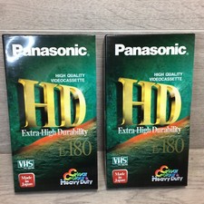 2x PANASONIC HD-VHS BLANK