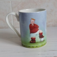 Portmeirion Footballing Superstar Mug Cup Rob Scotton Britain Sports H 10cm