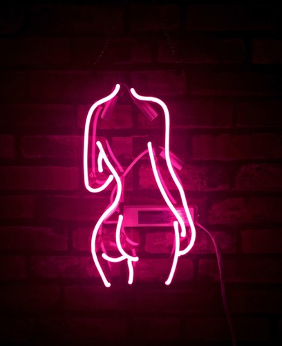 Pink lady neon - 14"x9"pink,
