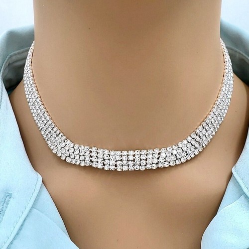 Silver crystal bridal - silver,