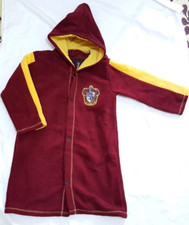 KIDS BOYS GIRLS HARRY POTTER  SOFT FLEECE  WARM HOODED  DRESSING GOWN BATHROBE