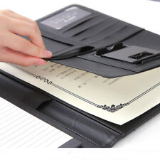 PU Leather Clipboard Folder Organiser Holder A4 Business Conference File Filofax