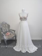 Veromia ivory/ nude MW1291 wedding dress UK 12 - check measurements