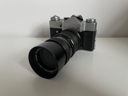Vintage zenit slr camera - vintage,