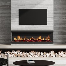 LED Fireplace Media Wall Fire