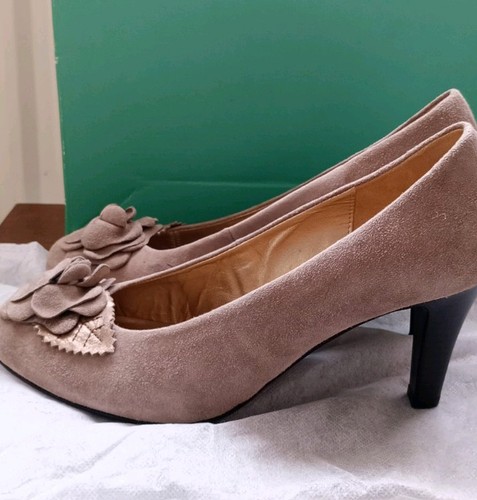 Gabor women suede taupe - women's,