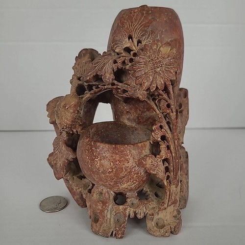 Antique chinese floral hand - antique,