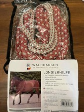 Waldhausen Longierhilfe Lunging Aid - Red/Grey, Size Cob