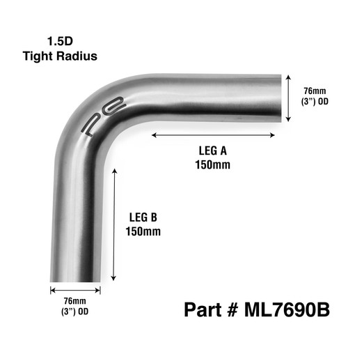 76mm degree mandrel bend 3 - degree,