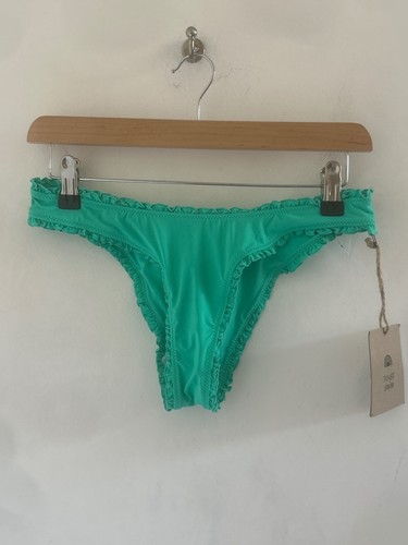 Toast swim ruffle trim bikini - toast,
