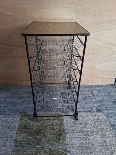 Vintage craft storage trolley - craft,