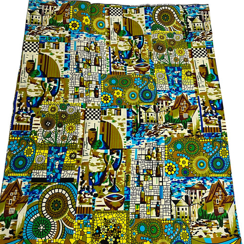 African fabric print ankara - african,