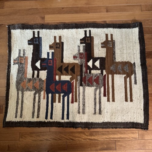 Vintage hand woven peruvian - vintage,