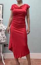 Vivienne Westwood Utah red asymmetrical dress size 10 uk