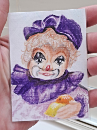Aceo original not - aceo, print