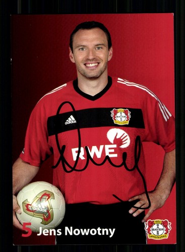 Jens nowotny autograph - nowotny, card