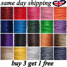 1.5 mm Waxed Cotton Cord ,5m