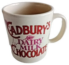 Cadbury's Dairy Milk Chocolate Mug Vintage Red/Purple Logo 9cm x 8cm Ceramic