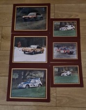 1980s Escort Peugeot 205 Lancia  Renault 5  Manta 6 Rally Original Photographs 