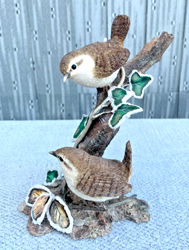 Wren birds branch with - wren,