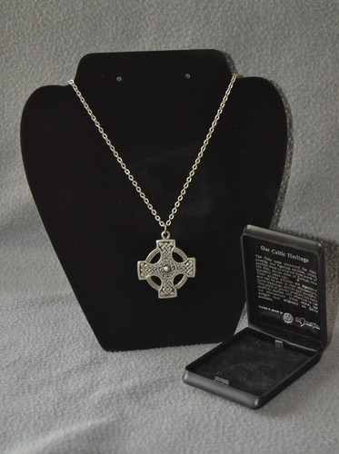 Justin pewter celtic - celtic, cross