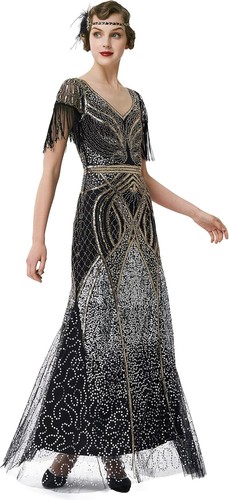 Women flapper dress 1920s - flapper,