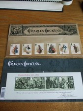 2012 Presentation Pack Charles Dickens + Mini Sheet Mint Stamps