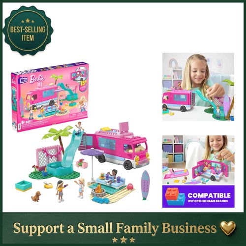 Barbie dream camper building - barbie,