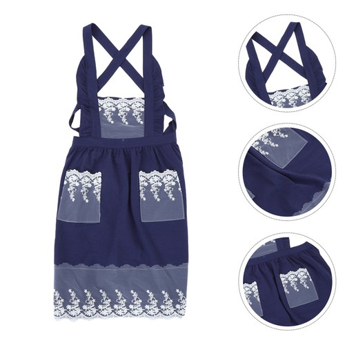 Ladies lace apron vintage - ladies,